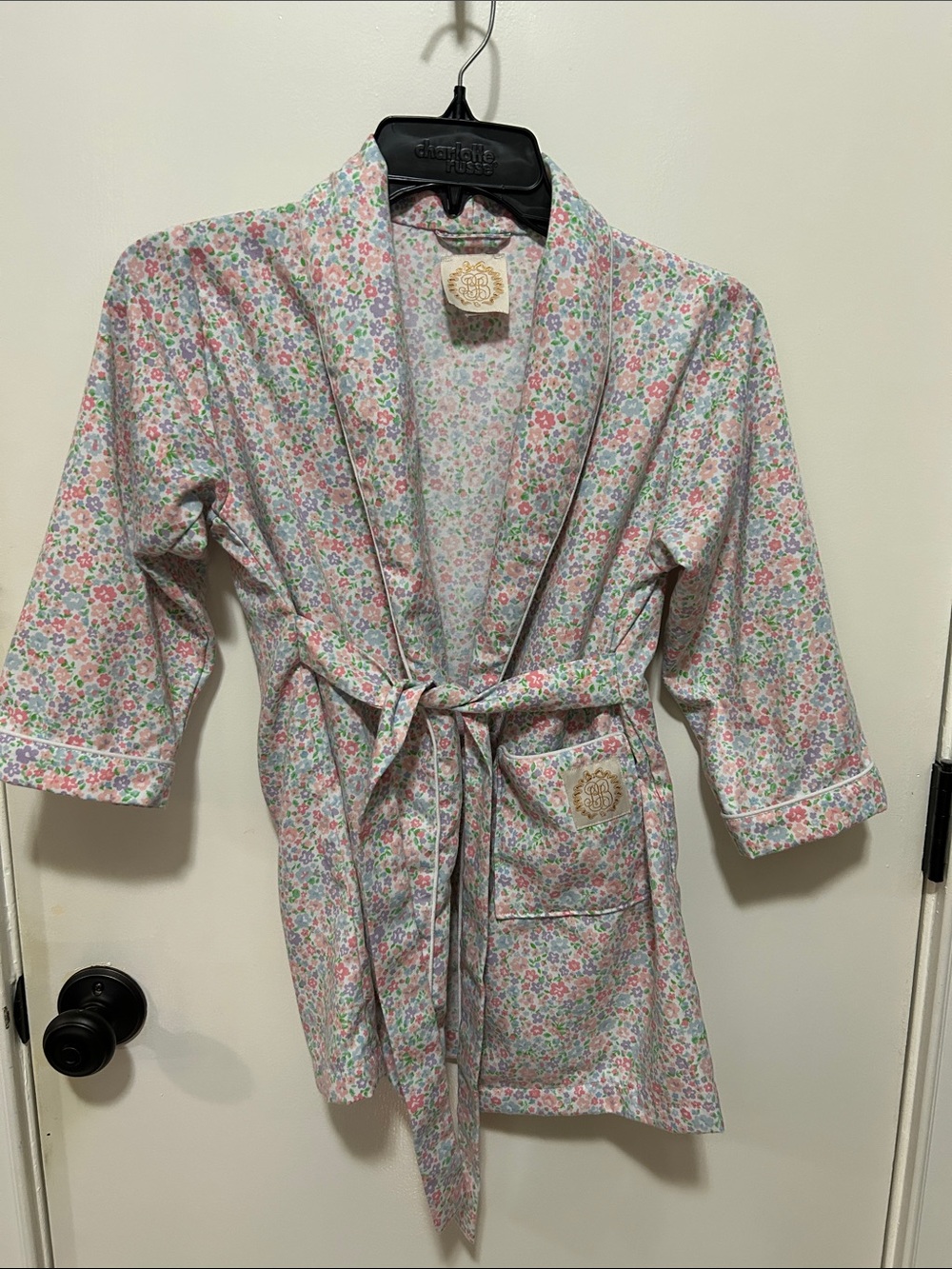 The Beaufort Bonnet Company Girls Blaylock Bath Robe, Size 7